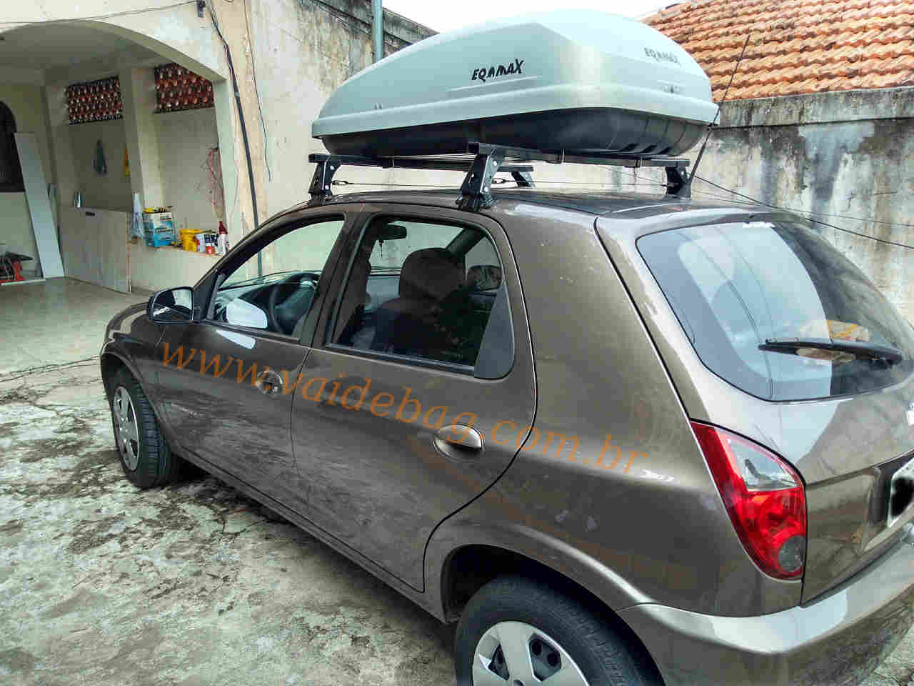 Rack Bagageiro Maleiro Eqmax Celta Locação Aluguel de Bagageiro VaideBag