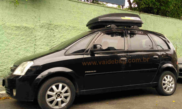 Bagageiro Rack Meriva Camper Box 360 litros Aluguel de Bagageiro de teto Campinas
