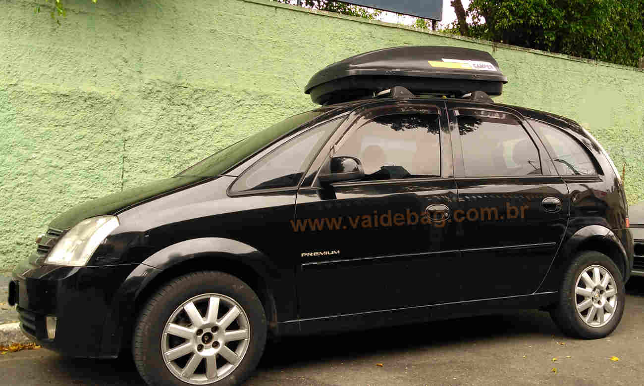 Bagageiro Rack Meriva Camper Box 360 litros Aluguel de Bagageiro de teto Campinas