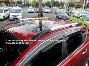 Exemplo de carro com longarina de teto rack