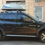 Renault Sandero Stepway Bagageiro maleiro de teto aluguel