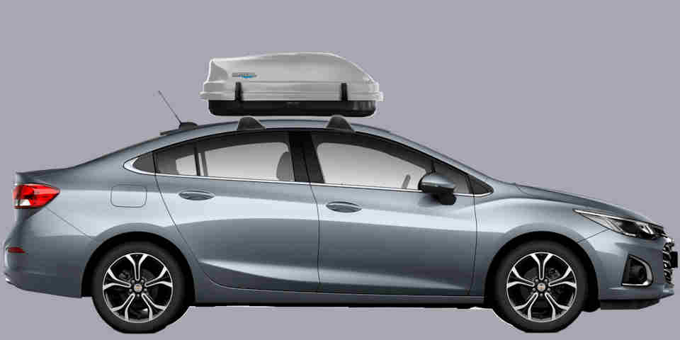 Bagageiro de teto Cruze Sedan e Hatch VaideBag