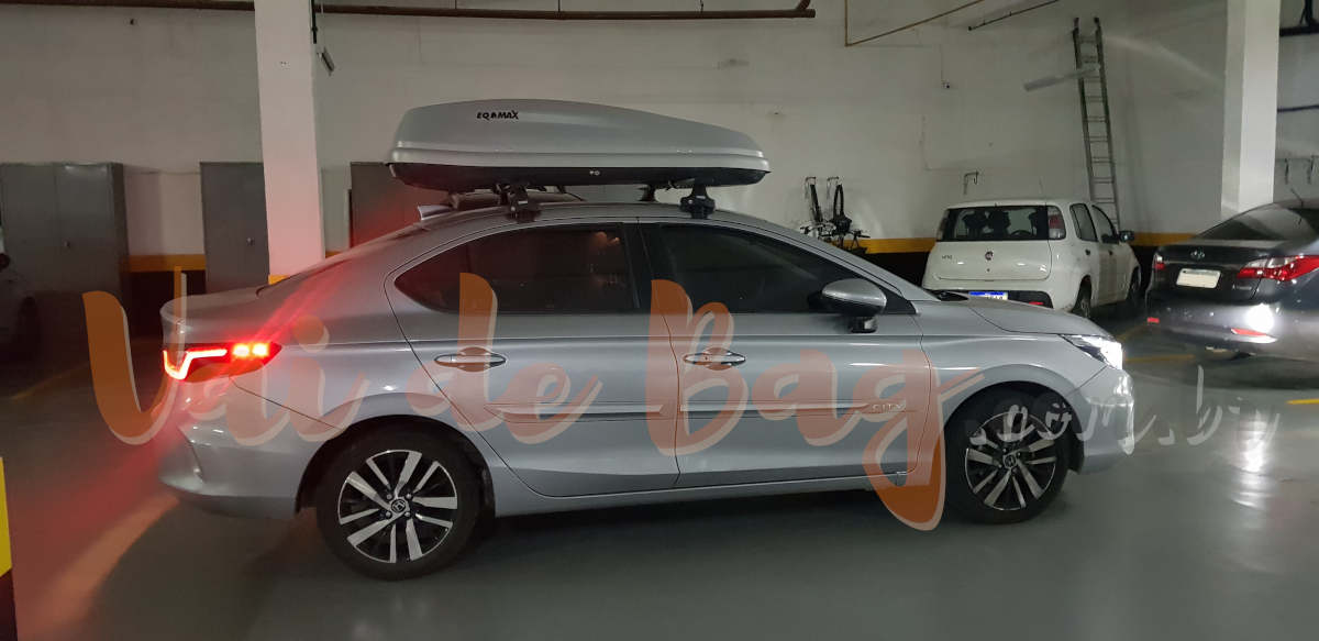 Honda City Sedan Hatch com bagageiro de teto da ViadeBag