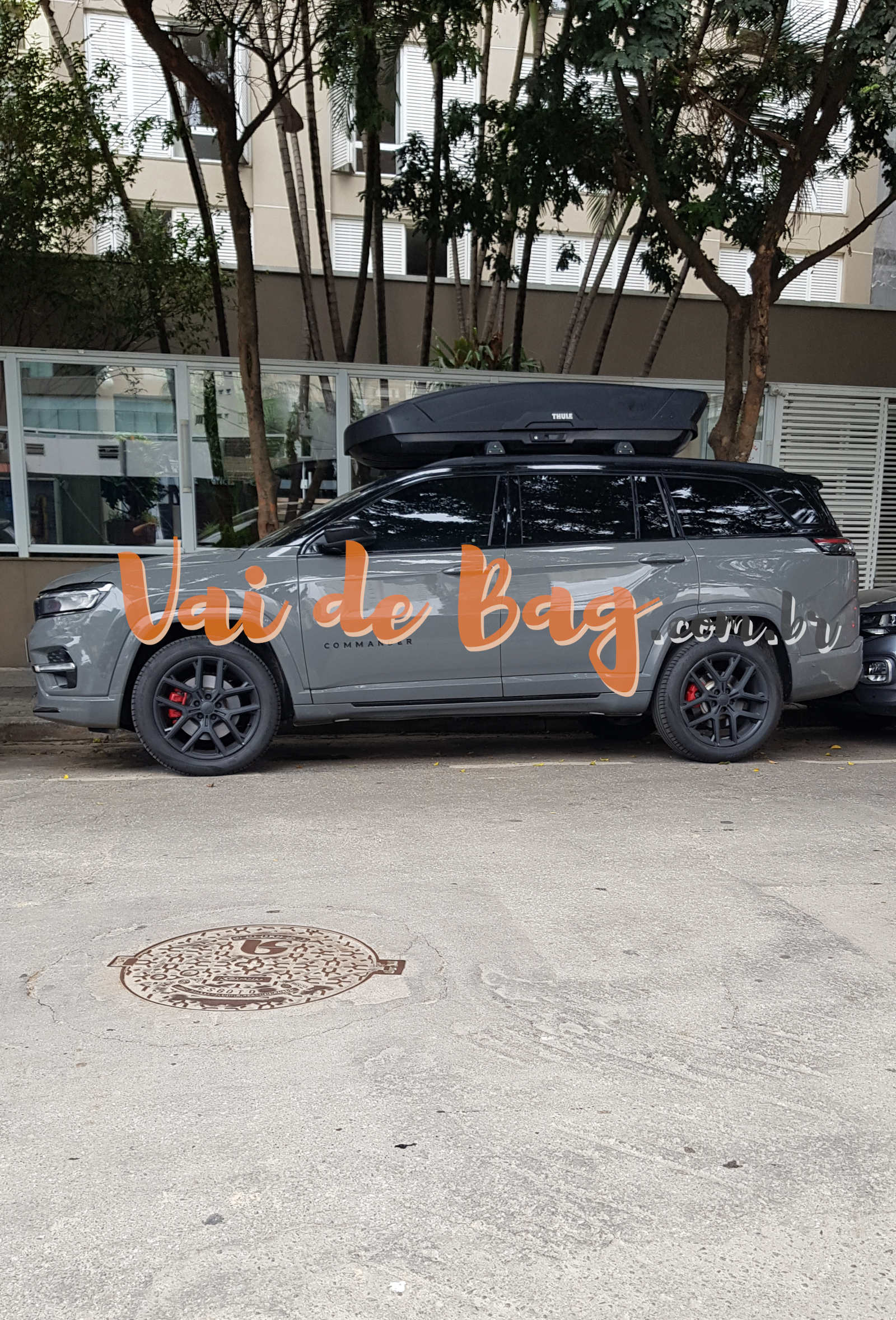 Bagageiro de teto jeep commander
